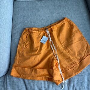 Free people linen shorts